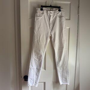 Able The High Rise White Skinny Jeans